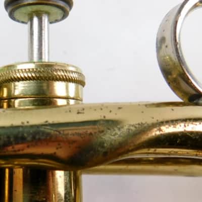 Olds Ambassador Cornet, USA, Brass with case and mouthpiece image 11