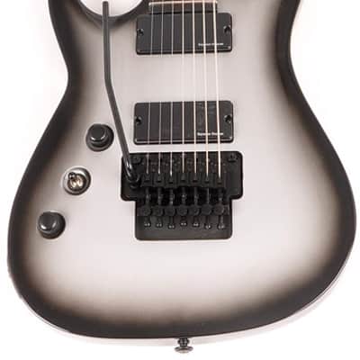 Agile Interceptor 7 String Left Handed Electric Guitar with Floyd Rose Pro 725 EB DNC Silverburst image 2