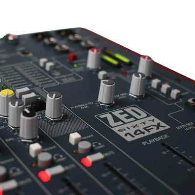 Allen & Heath ZED60-14FX 14 Channel Multipurpose FX Mixer w Effects & Cables imagen 12