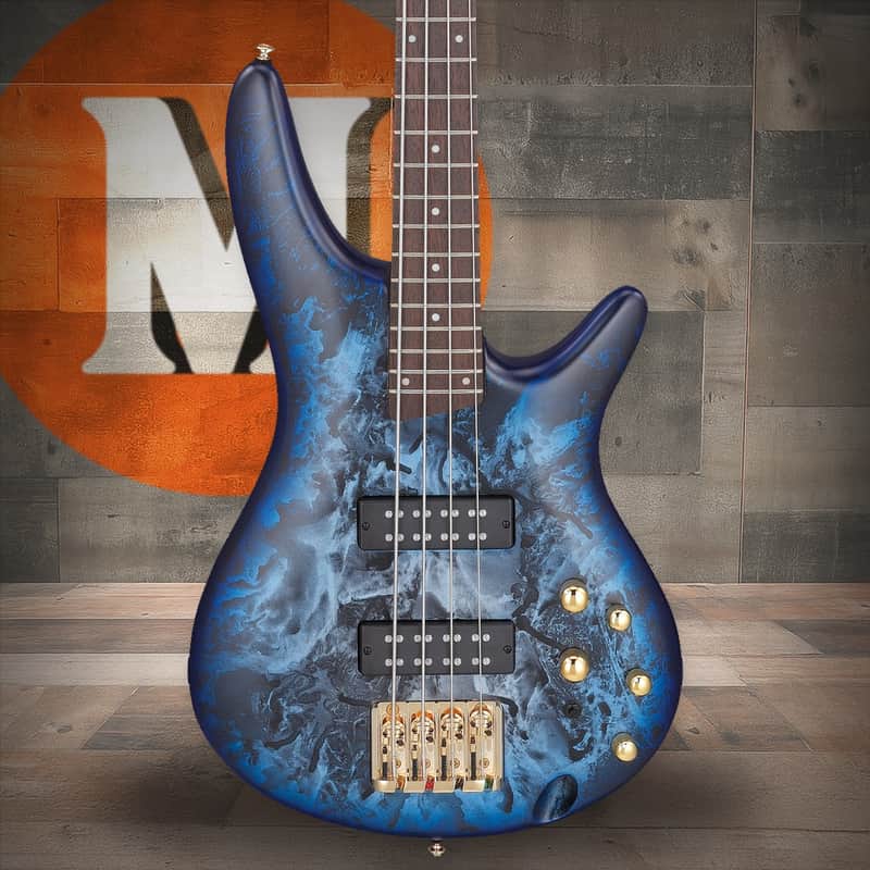 Ibanez SR Standard 4 String Electric Bass - Cosmic Blue Frozen Matte (SR300EDXCZM) image 1