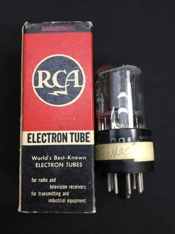 NOS RCA 12SL7GT Black Plates AUDIO AMPLIFIER Radio VACUUM TUBE Tested 6.1891-D image 1