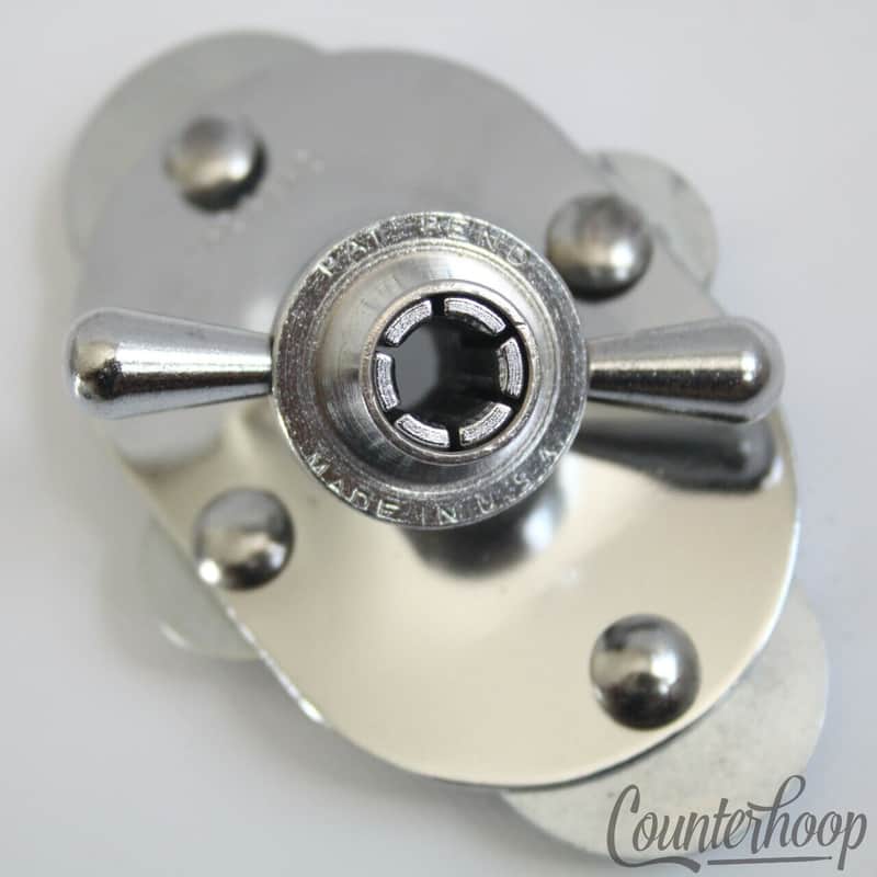 Rogers Bass Drum Spur/Tom/Cymbal Arm Mount+Machined 45Collet Cleveland Powertone image 1