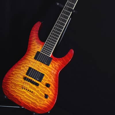 Used Charvel Custom Shop Set Neck  Cherry Sunburst image 5