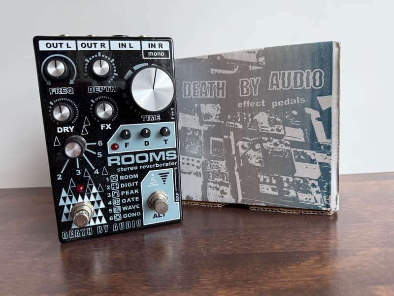 Death By Audio Rooms Stereo Reverb 2020 - Black Sparkle image 1