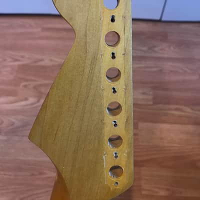 Warmoth Stratocaster Neck Maple Nitro Satin Boat Neck 1 11/16" Nut 6105 image 13