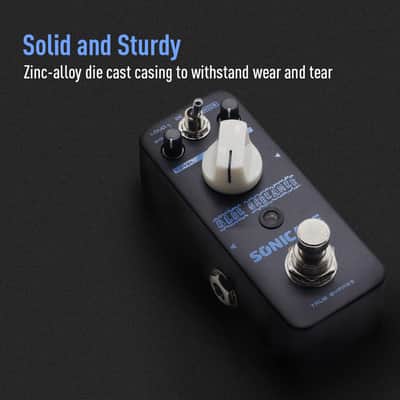 SONICAKE MiniLane Blue Skreamer Vintage Dumble-Style Overdrive Guitar Effects Pedal(U.S. domestic inventory) image 5