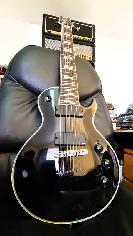 Ibanez ARZIR28 Iron Label 8 String EMG 808 Set Neck 27" Baritone Guitar image 1