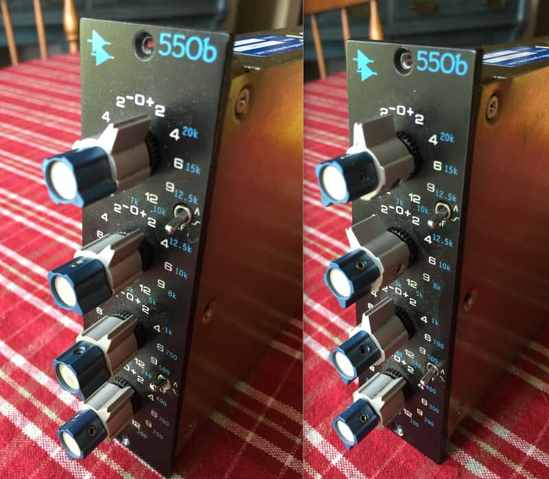 API 550B 500 Series 4-Band Equalizer (Pair) image 1