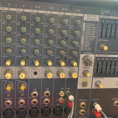 Yamaha EMX512SC 12-Channel Powered Mixer 500W Tested Working image 8