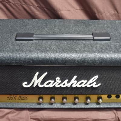 【New power tube】Marshall JCM 800 Lead Series Model 2204 50-Watt Master Volume Mk2 Head 1988 - Black Bild 2