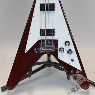 Gibson Flying V 4 String Bass Guitar Cherry Finish with Hardshell Case image 8