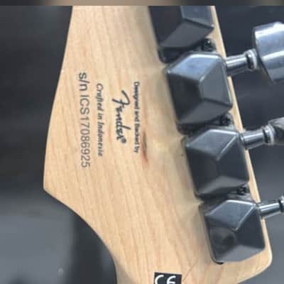 Squier Bullet Strat Electric Guitar Sunburst image 4