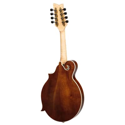 Ortega RMF200PF Americana Series F-Style Solid Flamed Maple Top Maple Neck 8-String Mandolin w/Croco Leather Case image 3
