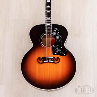 1995 Gibson J-200 Jumbo Guitar Vintage Sunburst, Figured Maple w/ Case image 2