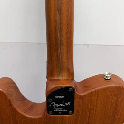 Used Fender American Acoustasonic Telecaster Acoustic Electric Guitar with Fender Gig Bag Sunburst 2019 image 20