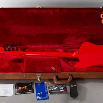 2018 Gibson Thunderbird Bright Cherry – Rare Finish, Factory Babicz Bridge | OHSC image 4