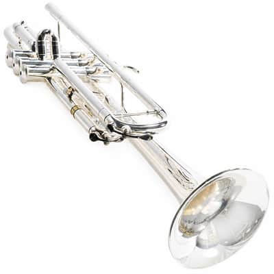 Jupiter JTR1160RSQ Intermediate Bb Trumpet in Silver Plate SN EA15719 image 14