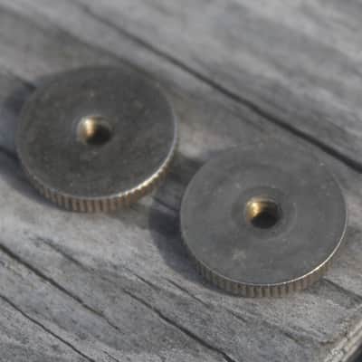 RARE Early 1960's Gibson ABR-1 Domed Nickel Thumb Wheels 1961 1962 1963 1964 image 5