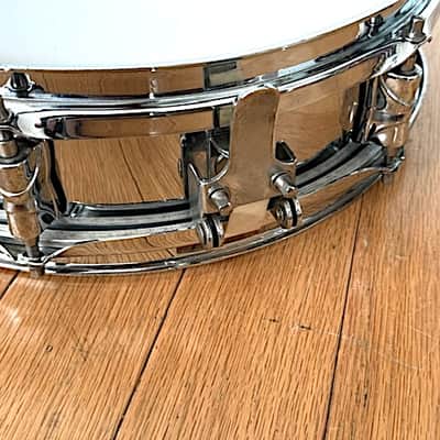 No Name 13"X3.5" Piccolo Chrome Snare Drum, New Remo Ambassador Beater Head, Very Good Condition image 3