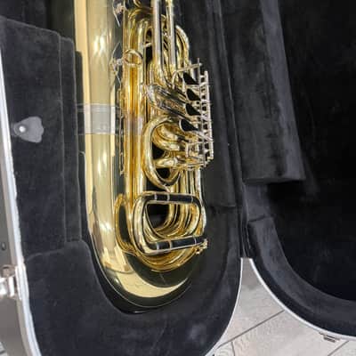 Miraphone 186 BBb Tuba 2017 - Yellow Brass image 3