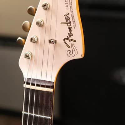 Fender Custom Shop 1963 Jazzmaster Relic Electric Guitar - Aged Shell Pink with Hardshell Case image 5