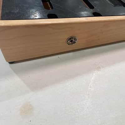 Oak/Mahogany Custom Wood Pedalboard image 4