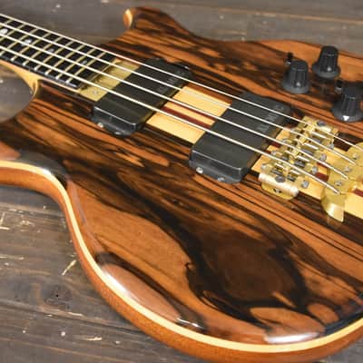 Alembic Stanley Clarke Signature Deluxe short scale 4 string Bass Macassar Ebony - VIDEO DEMO image 19