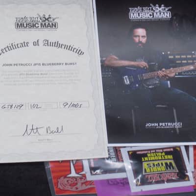 Music Man John Petrucci JP-15 Ltd. Ed. Blueberry Burst image 7