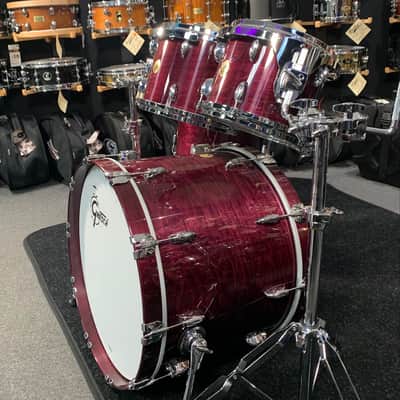 ~WOW!~ Gretsch USA Custom 5-Piece 10/12/14/16/22 Drum Kit Set in Purple Gloss Lacquer image 2