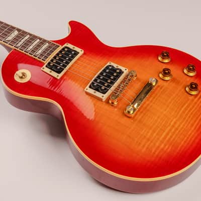 Gibson USA Les Paul Standard Plus Limited Edition Yamano Japan Exclusive 1998 Cherry Sunburst AAA Flame Top Near Mint OHSC image 8