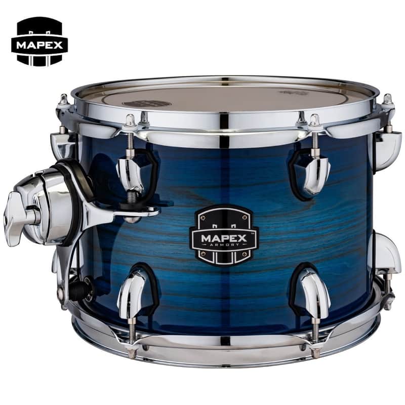 Mapex Armory 8x7 Rack Tom - Blue Wave Burst image 1