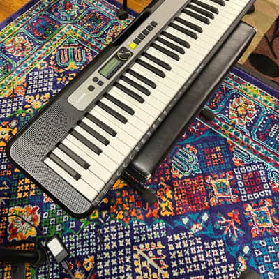 Casio LK-S250 Casiotone 61-Key Portable Keyboard 2019 - Present - Black