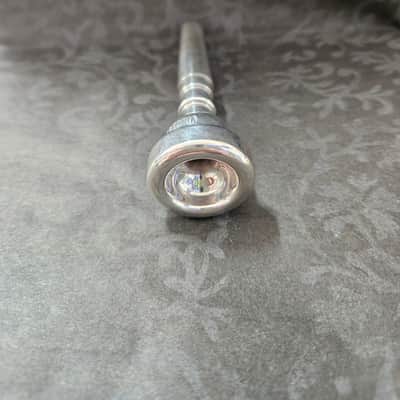Bach 1C Trumpet Mouthpiece 1960 - 1980s - Silver image 3