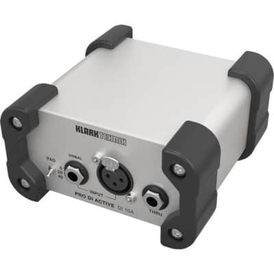 Klark Teknik PRO DI ACTIVE DI 10A Box with MIDAS Transformer, Extended Dynamic Range and Phantom/Battery Operation image 5