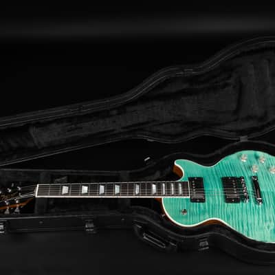 2025 Gibson Les Paul Modern Figured - Seafoam Green | USA „AAA“ Flamed Maple Ebony Fretboard Burstbucker Pro Humbucker Coil Tap 3.54kg | CoA OHSC image 16