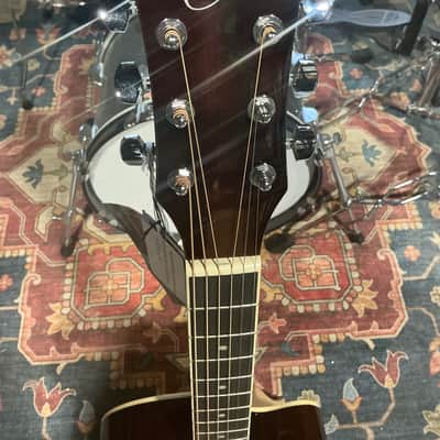 Oscar Schmidt 6 String Acoustic-Electric Guitar Right, Spalted Maple (OG10CESM) image 7