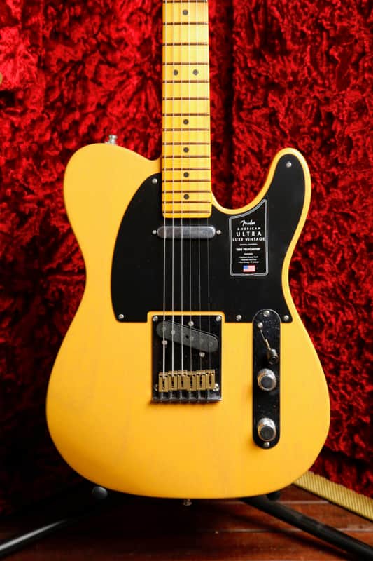 Fender American Ultra Luxe Vintage '50s Telecaster Butterscotch Blonde image 1
