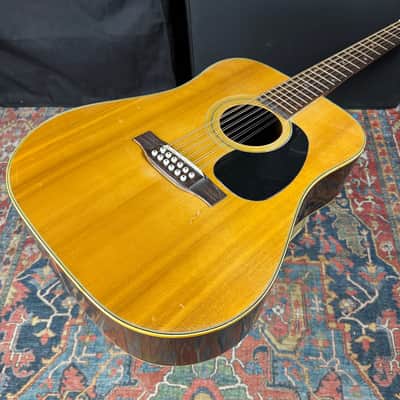 Pro Martin D-2812 Style Dreadnought Model D220 Made in Japan - 1970's image 6