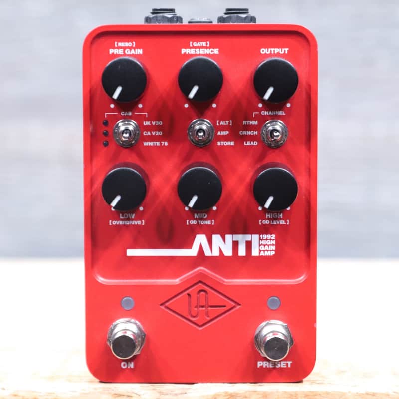 Universal Audio ANTI 1992 High Gain Amp UAFX Dual-Engine Effect Pedal w/Box image 1