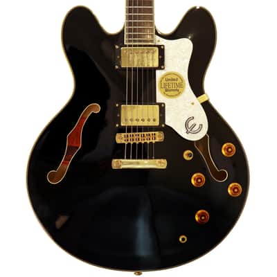 Epiphone John Lee Hooker Signature Boogie Man Sheraton 1999 - Ebony image 1