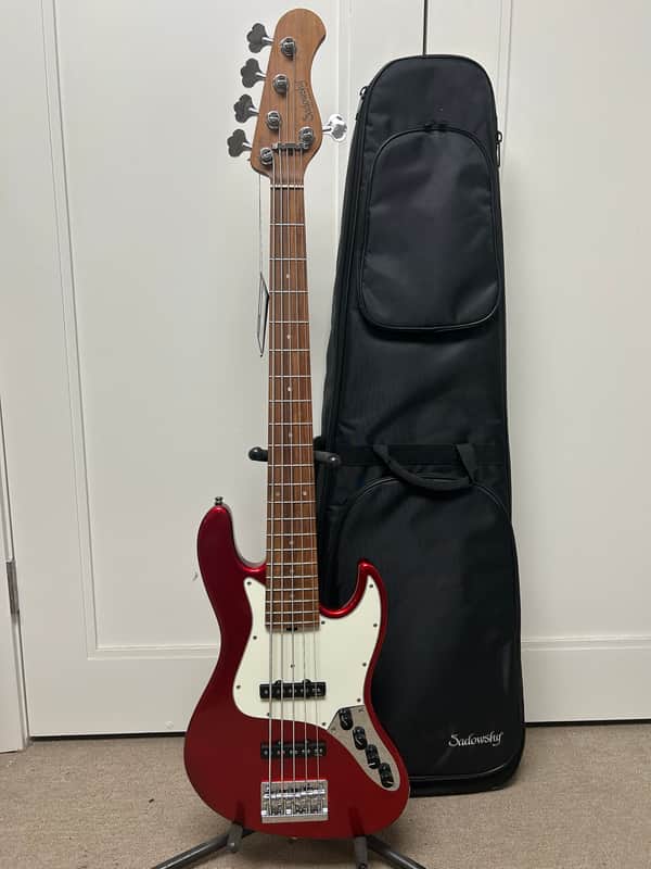 Sadowsky MetroExpress Vintage J/J 5 String Bass w/Morado Fingerboard - Candy Apple Red image 1