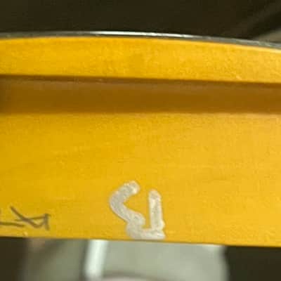 Fender USA Parts Stratocaster Guitar - Deep C shape American Professional II neck on American Professional Thinline Body - White Blonde / Fender neck image 24