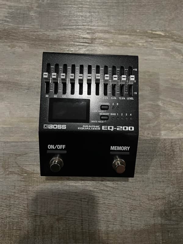 Boss EQ-200 Equalizer 2019 - Present - Black image 1