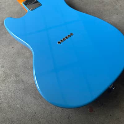 Custom Squier Sonic Mustang HH California Blue image 9