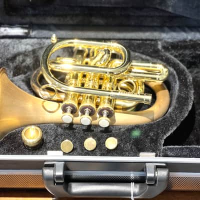 Carol Brass Pocket Trumpet CPT-3000-SLB image 14