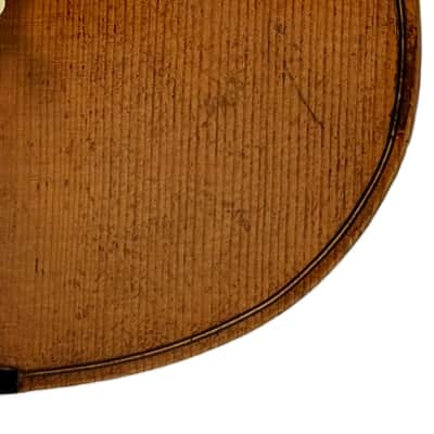Vintage 4/4 Violin Outfit – Beautiful Flamed Maple Back – Old European Labeled Violin with Bow & Case – Warm Resonant Tone (Video) image 13