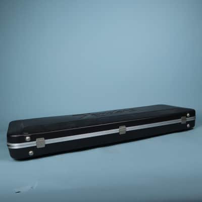 1980s Fender USA Molded Hardshell Rectangular Electric Guitar Case Black image 8