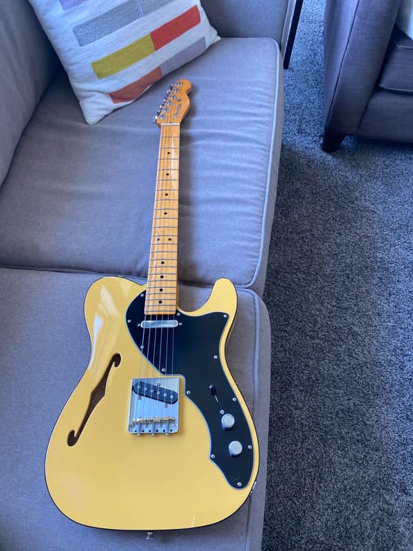 Fender Britt Daniel Telecaster Thinline 2019 - Present - Amarillo Gold image 1