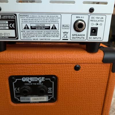 Orange Micro Terror Head & PPC108 Cabinet Combo w/ Power Supply image 3