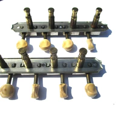 Kluson Deluxe Mandolin Tuners 1950's, USA, Nickel Silver, Need Buttons image 4